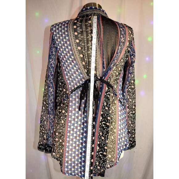 Free People Boho Blouse size Medium - Picture 5 of 9